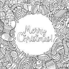 How do dinosaurs say merry christmas coloring pages. Merry Christmas Doodles With Text Christmas Adult Coloring Pages