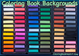 Background Coloring Supplies For