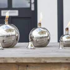 Silver Oil Lamp Za Za Homes