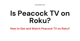 watch peacock tv on roku