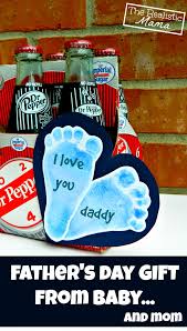 baby footprints easy gift for dad