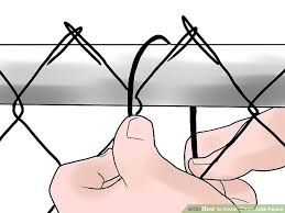 How To Install Chain Link Fence With Pictures Wikihow