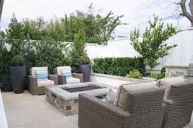 Wicker Patio Accent Chairs With Stone