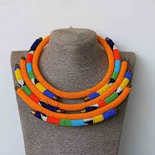 african beaded necklaces beaded
