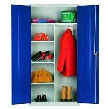 6 feet blue ppe storage cabinet