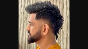 ms dhoni s new haircut sparks mixed