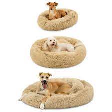 Our calming bed was designed to help with anxiety. Anti Anxiety Calming Donut Dog Bed Pet Cat Cuddler Nest Improved Sleep Winter Wa Ebay