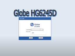 globe fiber hg6245d default username