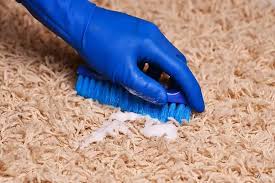 remove glue from carpet