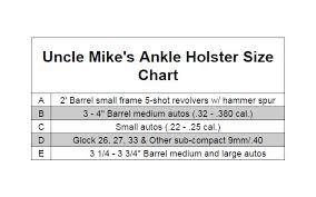 Uncle Mikes Holster Fit Chart Thelifeisdream