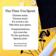 graduation poems they ll always