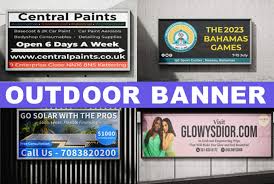 design outdoor banners signage
