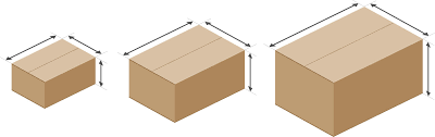 how to measure a corrugated box