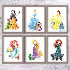 Buy Disney Princess Poster Set Of 6