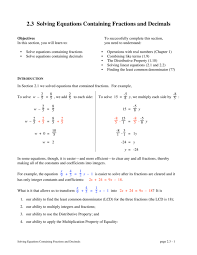 2 3 Solving Equations Containing