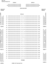 The Albert Halls Stirling Seating Plan View The Seating