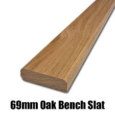 A W Oak Replacement Hardwood Bench