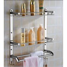 Bathroom Shelf Rack With Towel Holder