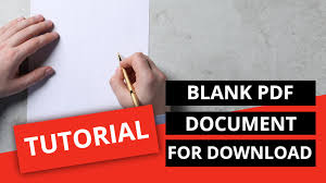 blank pdf doent for formatpdf