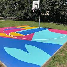 Basketball Courts Into Works Of Art