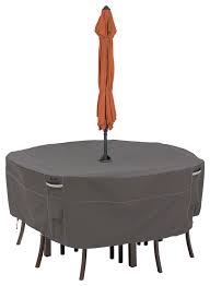 ravenna round patio table chair set