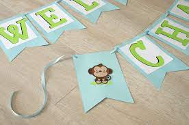 how to make a simple baby shower banner