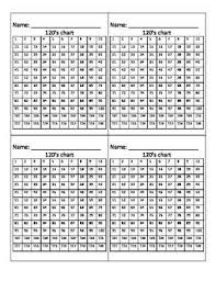 Mini 120s Chart Letters 120 Chart Chart 2nd Grade Math