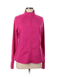 Details About Exertek Women Pink Track Jacket L