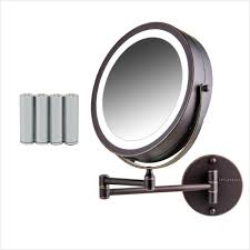 Lighted Wall Mount Makeup Mirror