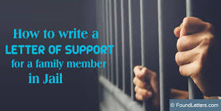 support for a family member in jail