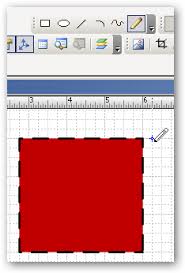 how to fill open shapes in visio bit