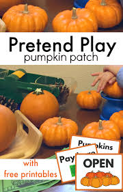 Pretend Play Pumpkin Patch With Free Printables No Time