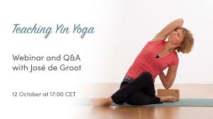 teaching yin yoga webinar with josé