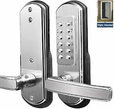 Keyless Door Lock Mechanical Push