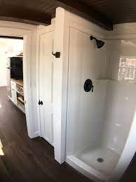 That all adds up to about 3 feet wide by 10 feet long at minimum. 5 Shower Ideas For Tiny House Rvs Tumbleweed Houses