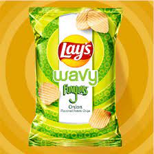 wavy funyuns onion flavored potato chips