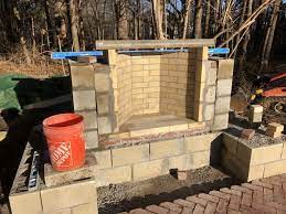 Outdoor Fireplace Installation