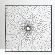 luxenhome starburst square 24in metal