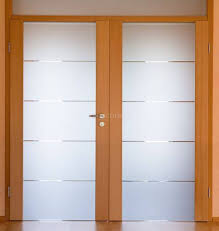 15 Flush Door Designs With Glass To Add