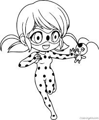 You can now print this beautiful ladybug and cat noirs coloring page or color online for free. Miraculous Ladybug Coloring Pages Coloringall
