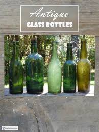 Antique Glass Bottles Vintage