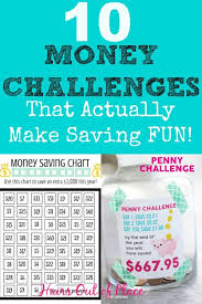 Top 10 Fun Easy Money Savings Challenges For 2019