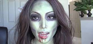y zombie makeup look