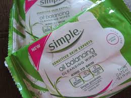 simple oil balancing cleansing wipes review
