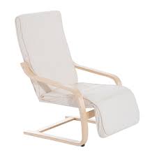 Homcom Wooden Lounging Chair Deck