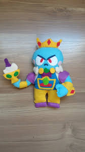Phuastore game cartoon brawl stars plush toy stuffed doll (spike). Rei Lou Brawl Stars No Elo7 Atelier Mimos E Sonhos 14bfc6c