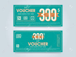 Gift Voucher Template Vector Layout Special Offer Coupon Business