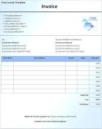 Free Microsoft Word Invoice Template Thedailyrover Com