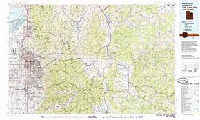 Amazon Com Yellowmaps Salt Lake City Ut Topo Map 1 100000