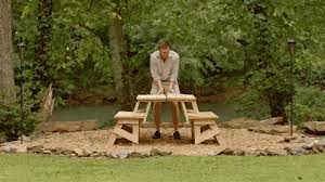 how to build a convertible picnic table